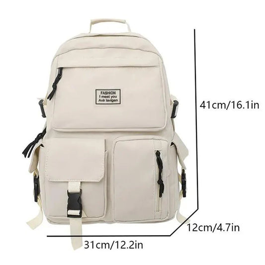 Unisex Backpack Multipocket