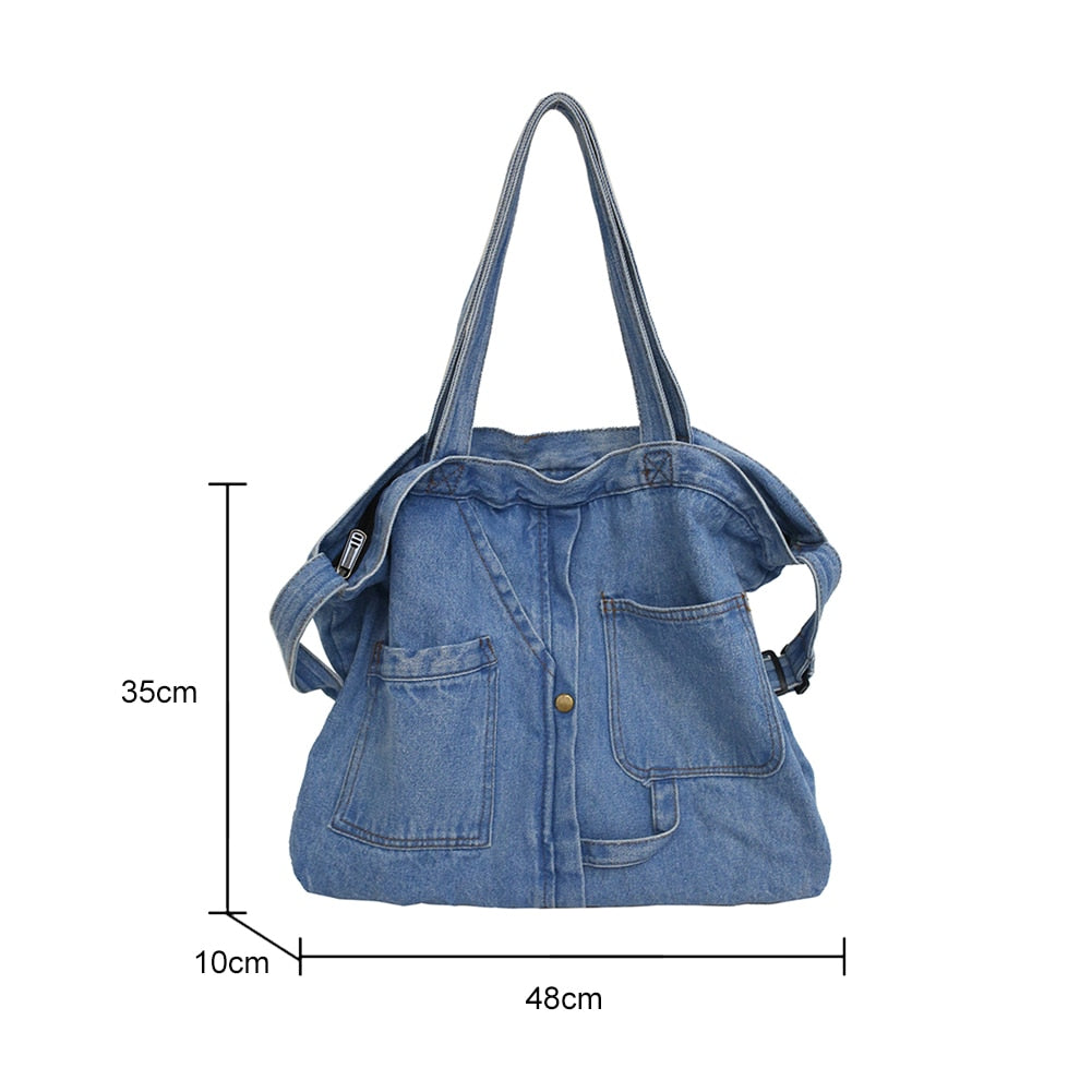 Ripley - BOLSO DOOMINE MUJER TOTE BAG DENIM