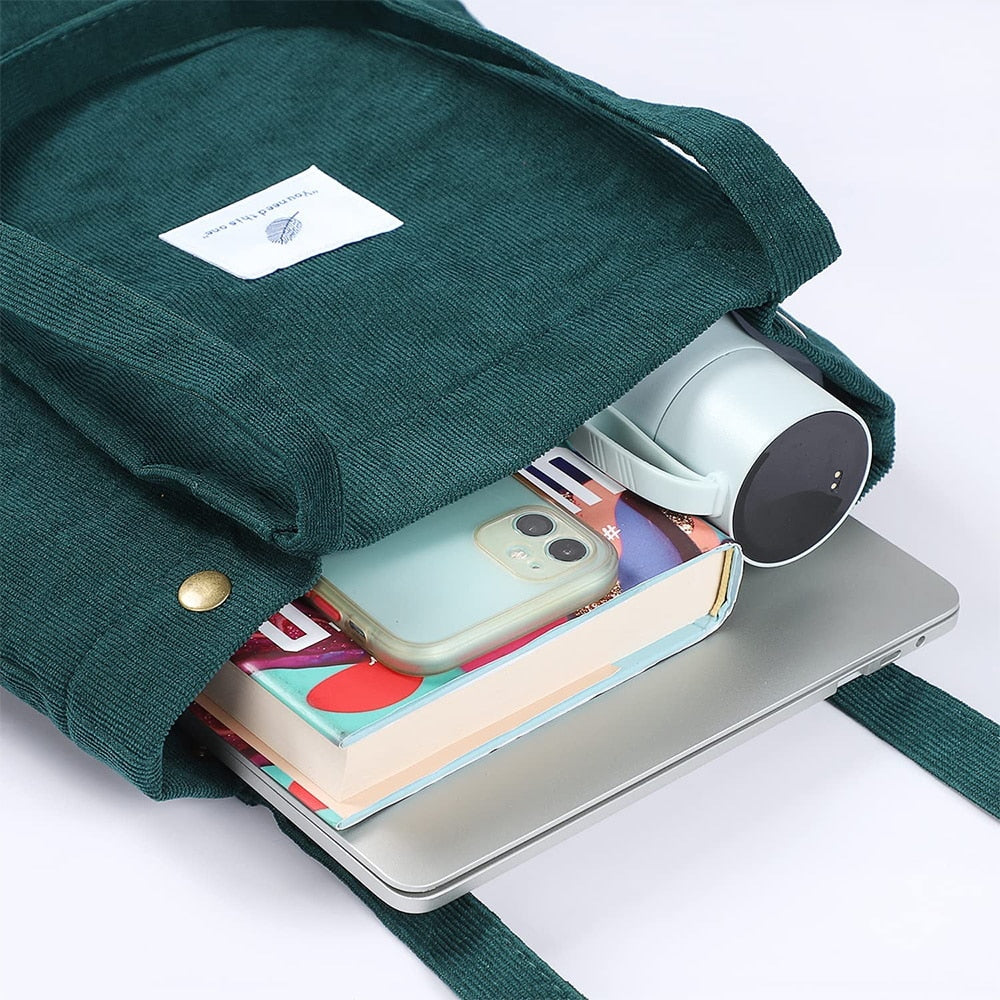 Corduroy Tote Bag