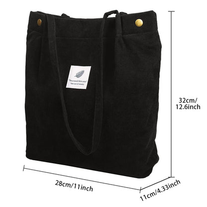 Corduroy Tote Bag